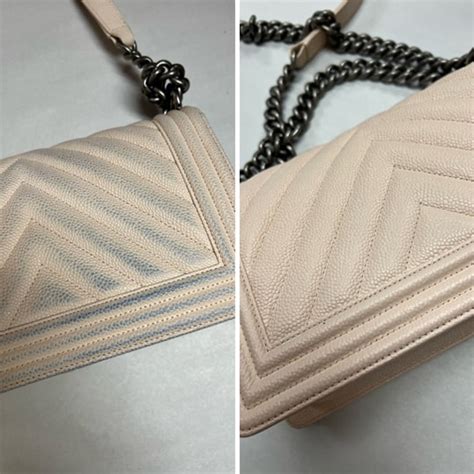 redye chanel caviar bag before after|Before & After Photo Gallery .